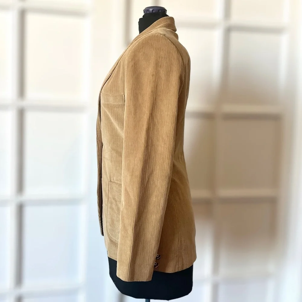 SOLD Rare 1970s LEVI’s Jacket Vintage Levi’s Corduroy Women’s Blazer Camel Tan S - Picture 3 of 7